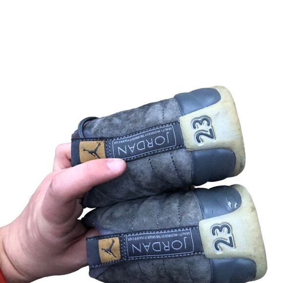 RARE 2017 Air Jordan 12 Retro Dark Grey Size 5.5 - Picture 9 of 13